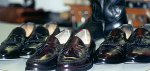 only the best leather and rubber products are used to repair shoes