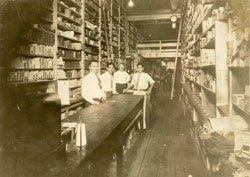 inside of Rilling Leather Findings on Commerce Street